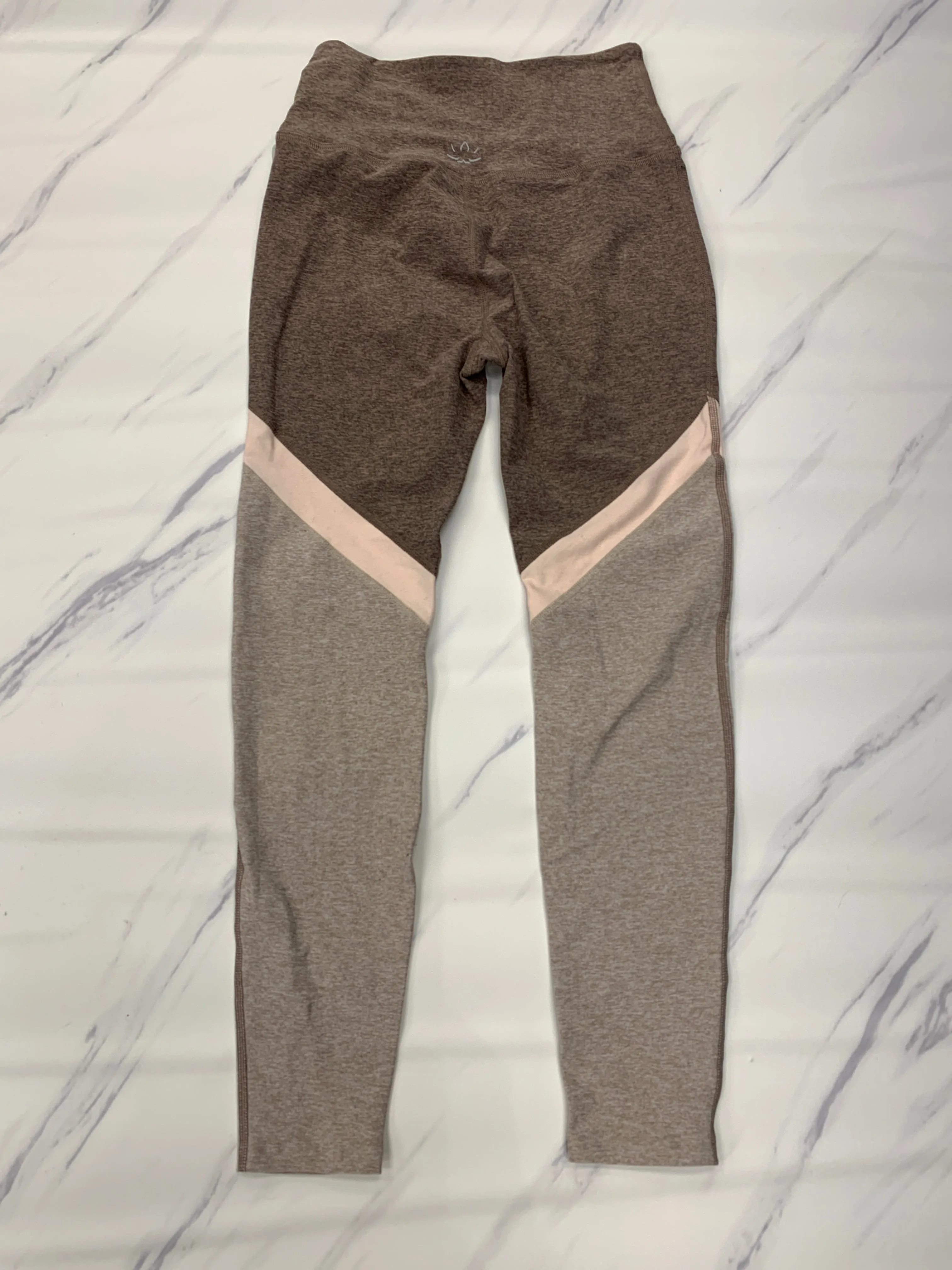 Athletic Leggings By Beyond Yoga In Brown, Size: M