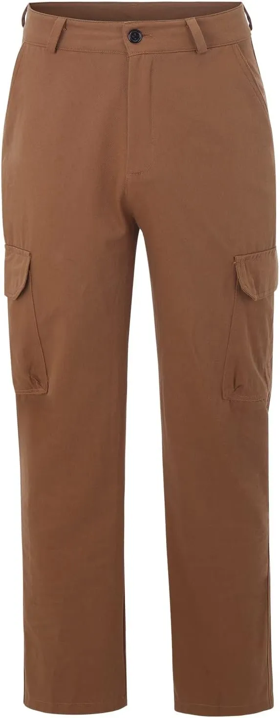 Cargo Pants for Men Joggers Pants Lightweight Sports Jogger Sweatpants Drawstring Pants Outdoor Fishing Trousers with