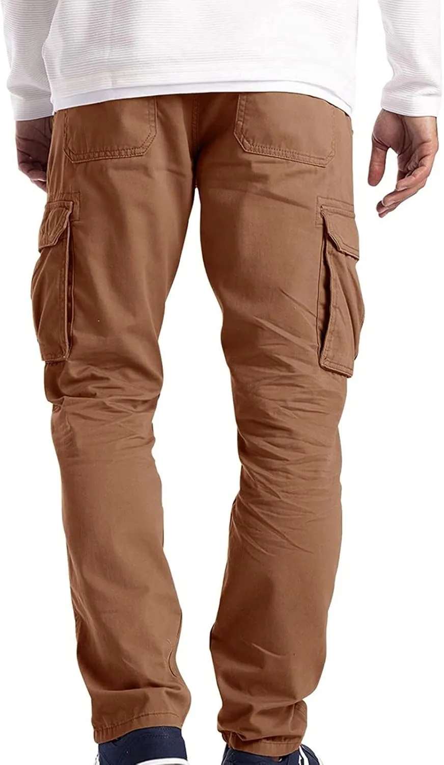 Cargo Pants for Men Joggers Pants Lightweight Sports Jogger Sweatpants Drawstring Pants Outdoor Fishing Trousers with