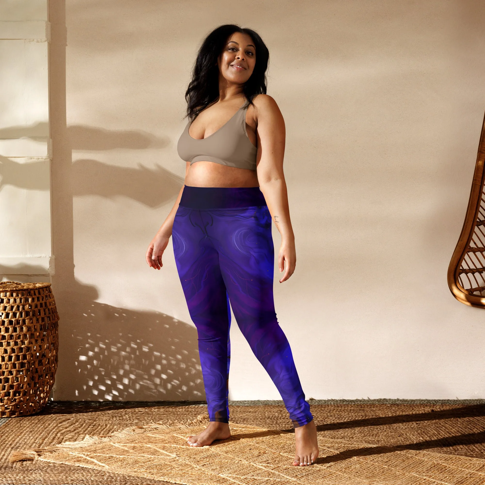 Cosmic Grace Awakening Yoga Leggings