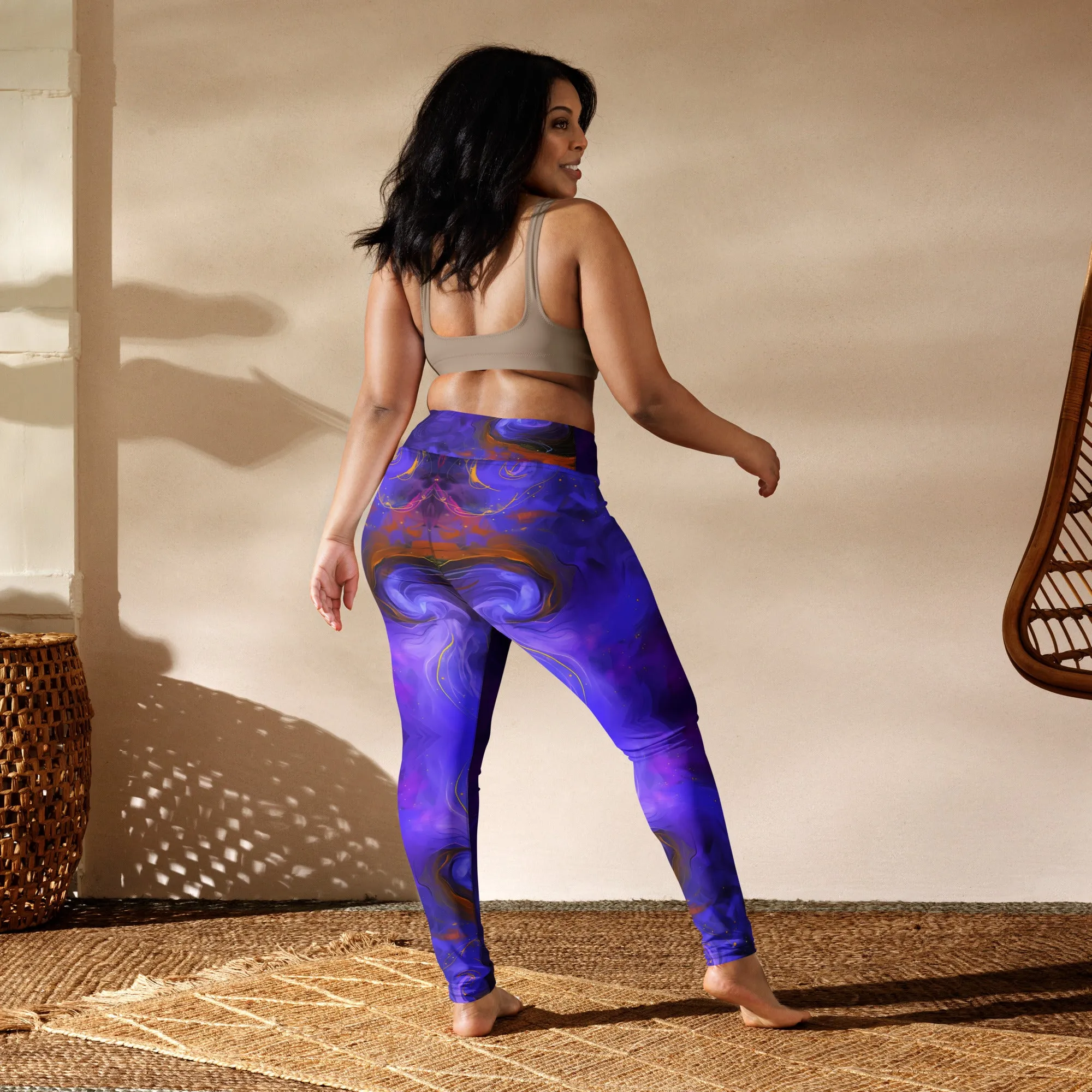 Cosmic Grace Awakening Yoga Leggings
