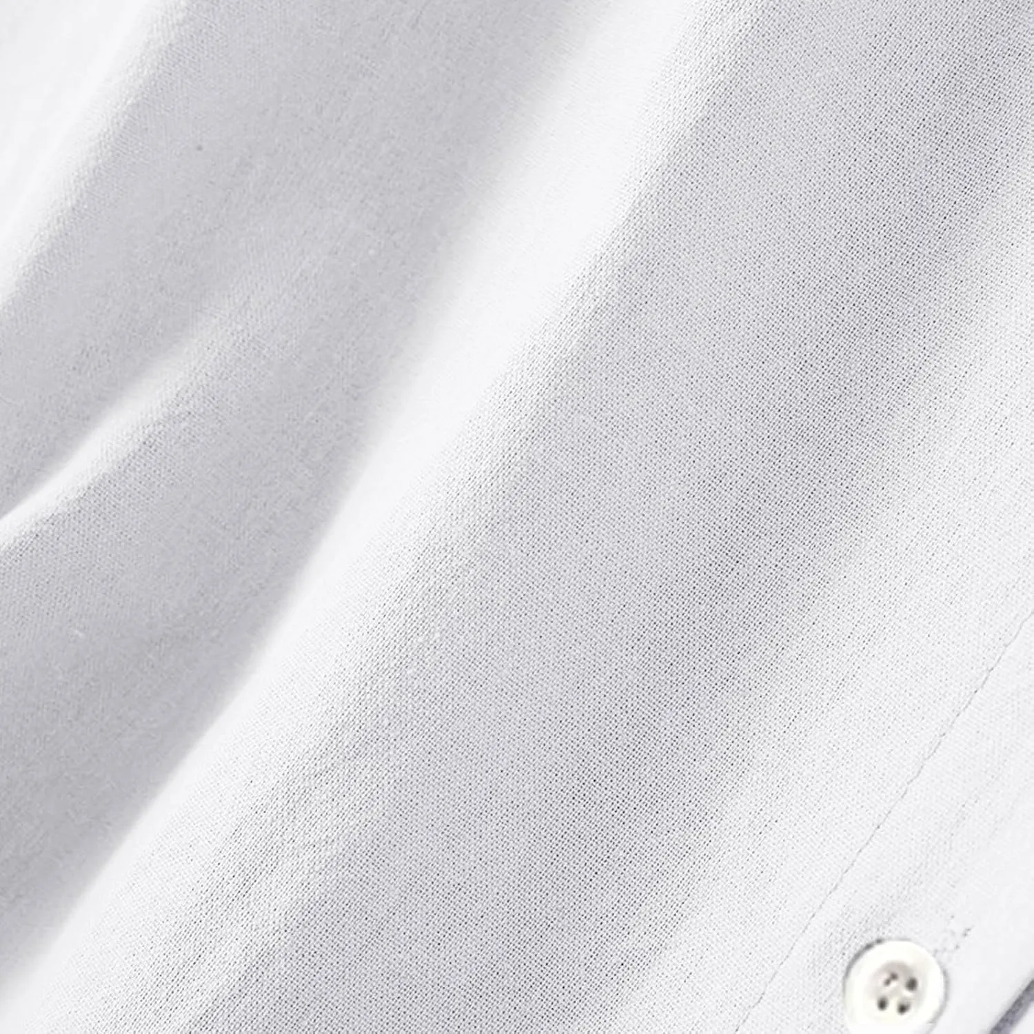 Cotton Linen Tank Top for Women Summer Button Sleeveless T-shirts Solid Color Round Neck Tees Loose Fit Blouses