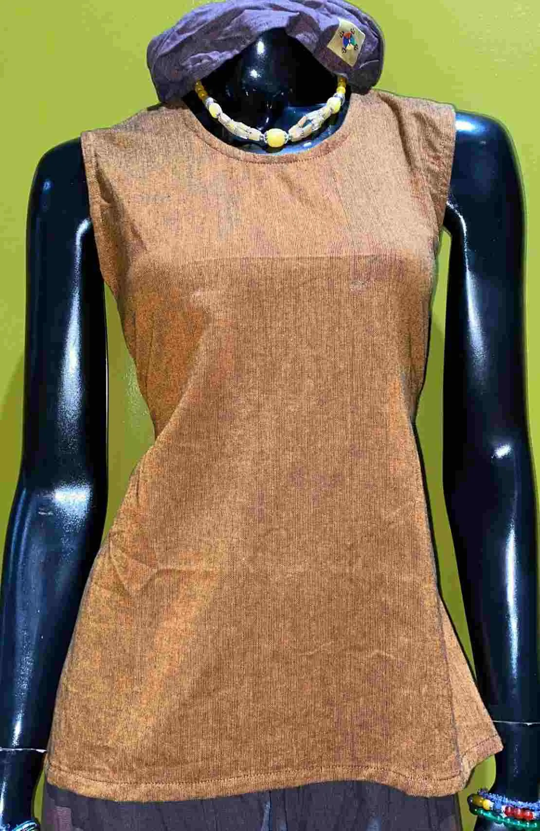 Cotton Wide Strap Tank Top – Prepack of 4 Sizes - Solid