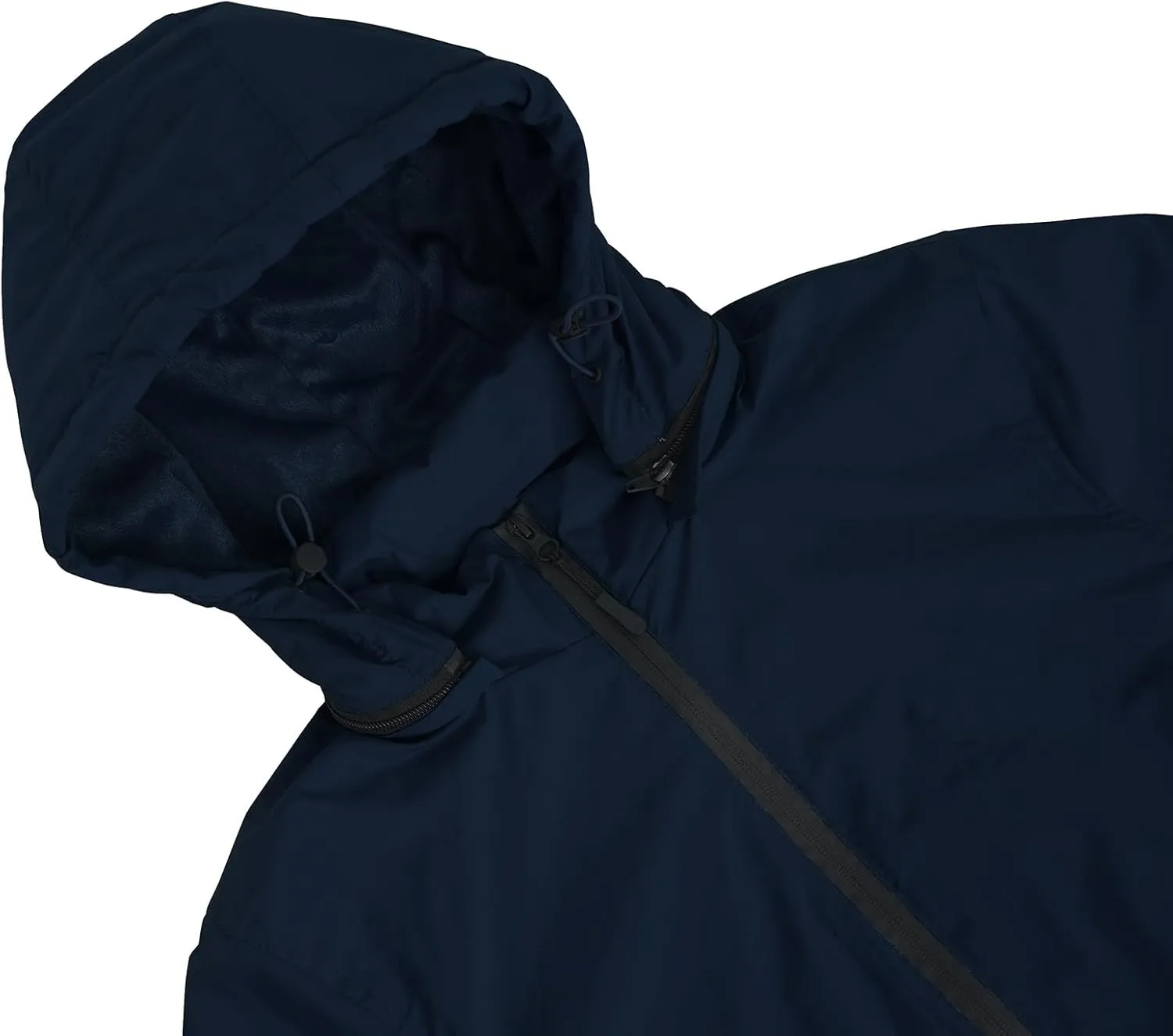 Facitisu Men's Cycling Rain Jackets Waterproof Running Bike Windbreaker Lightweight Packable Hooded Jacket