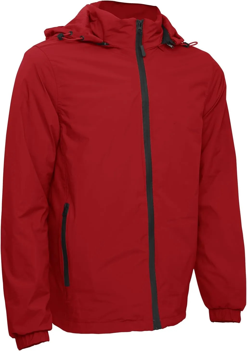 Facitisu Men's Cycling Rain Jackets Waterproof Running Bike Windbreaker Lightweight Packable Hooded Jacket