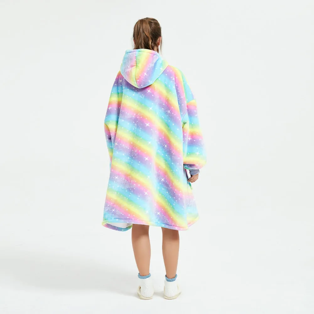 Hoodies Blankets Lazy Blanket Hooded Sweater Thermal Pajamas Autumn and Winter