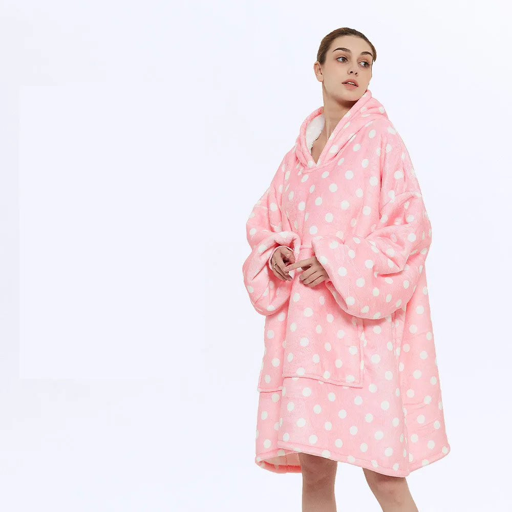 Hoodies Blankets Lazy Blanket Hooded Sweater Thermal Pajamas Autumn and Winter
