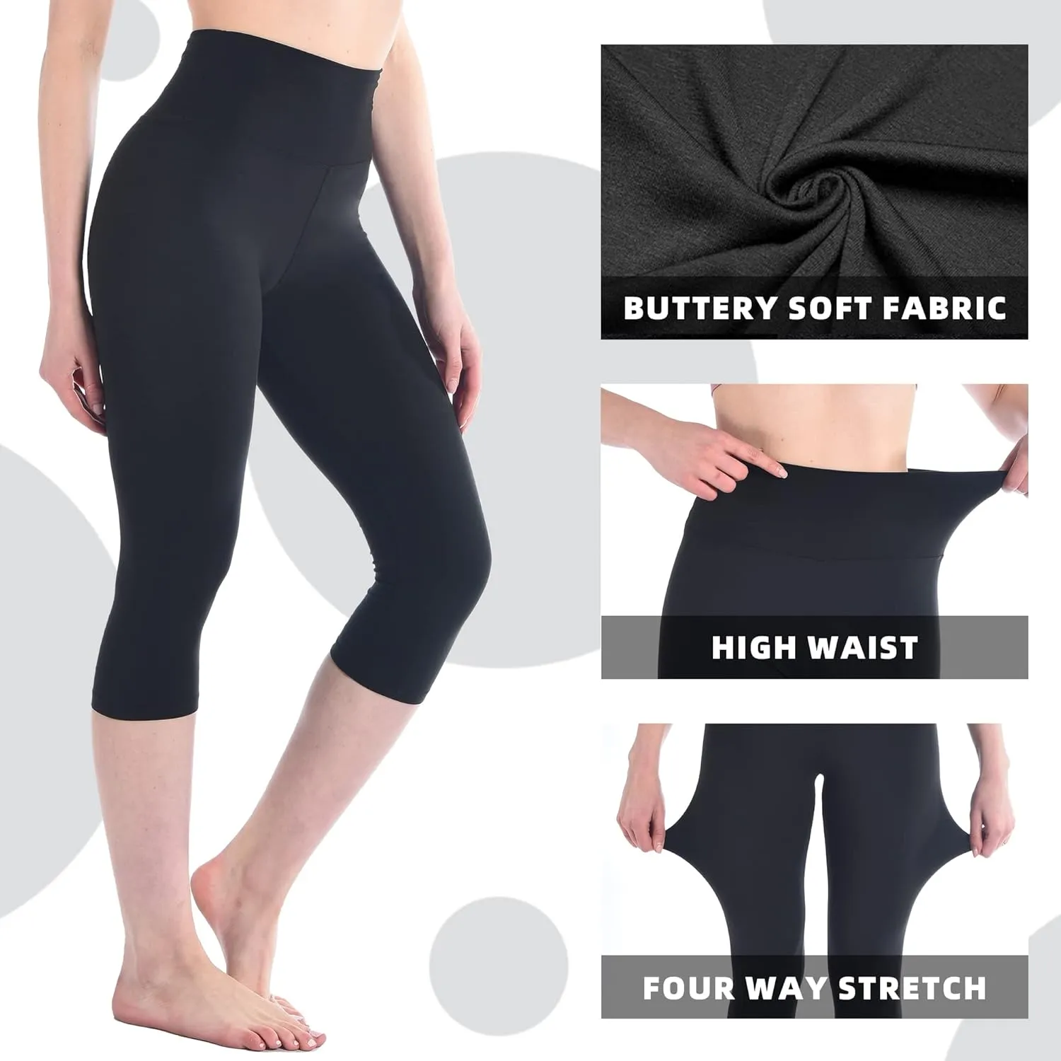 Leggings for Women, High Waisted Black Leggings Women for Workout Yoga