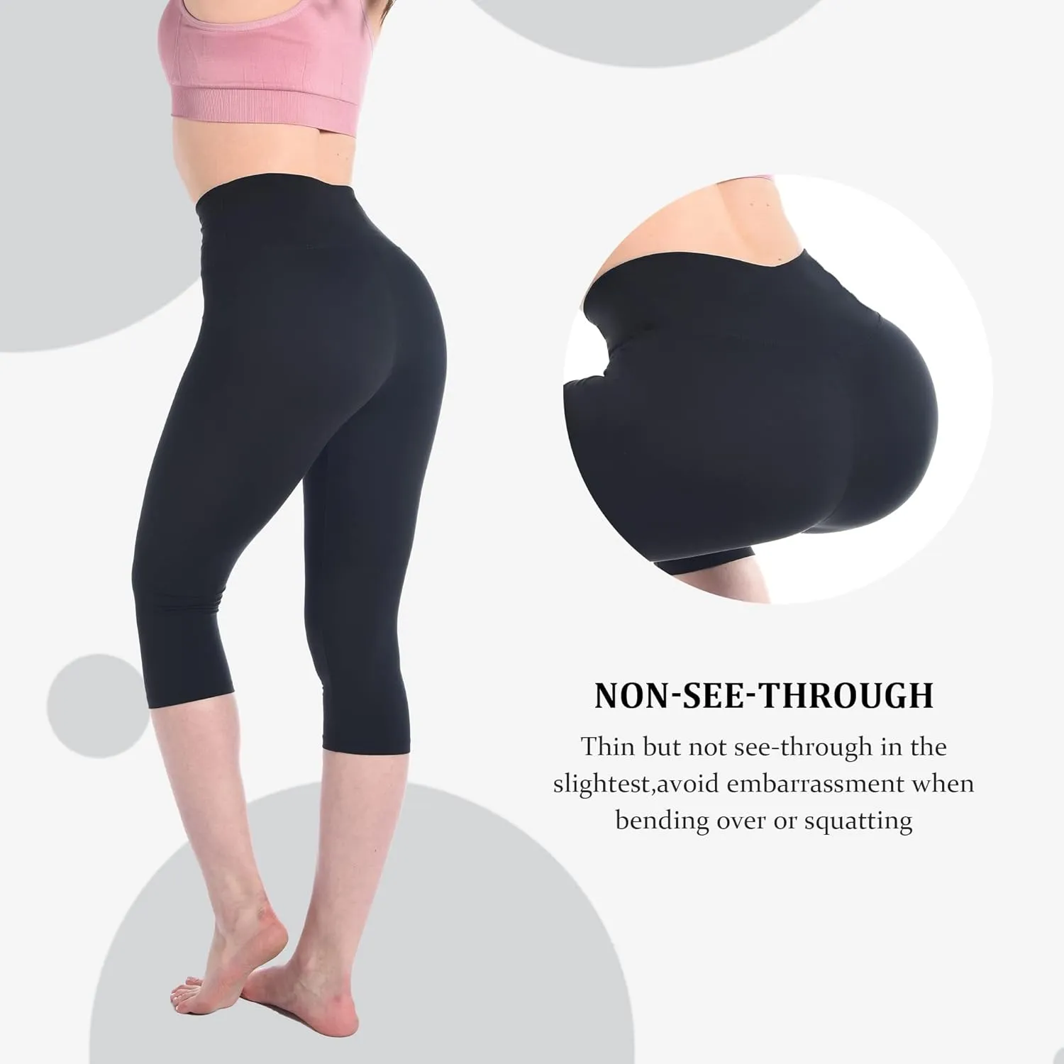 Leggings for Women, High Waisted Black Leggings Women for Workout Yoga