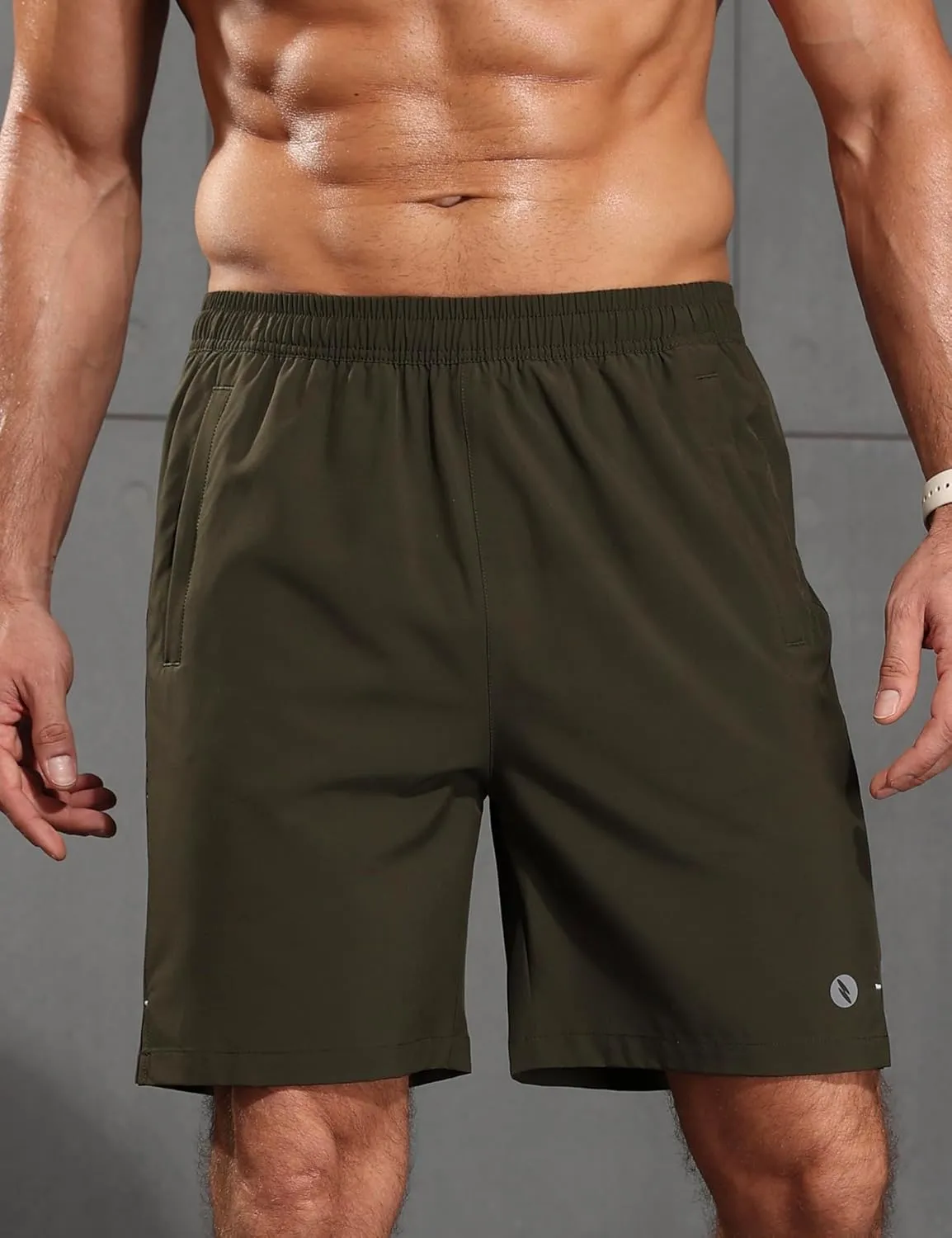 Men's Athletic Running Shorts Quick Dry 7" Lightweight Workout Shorts Training Sports Gym Hiking Basketball