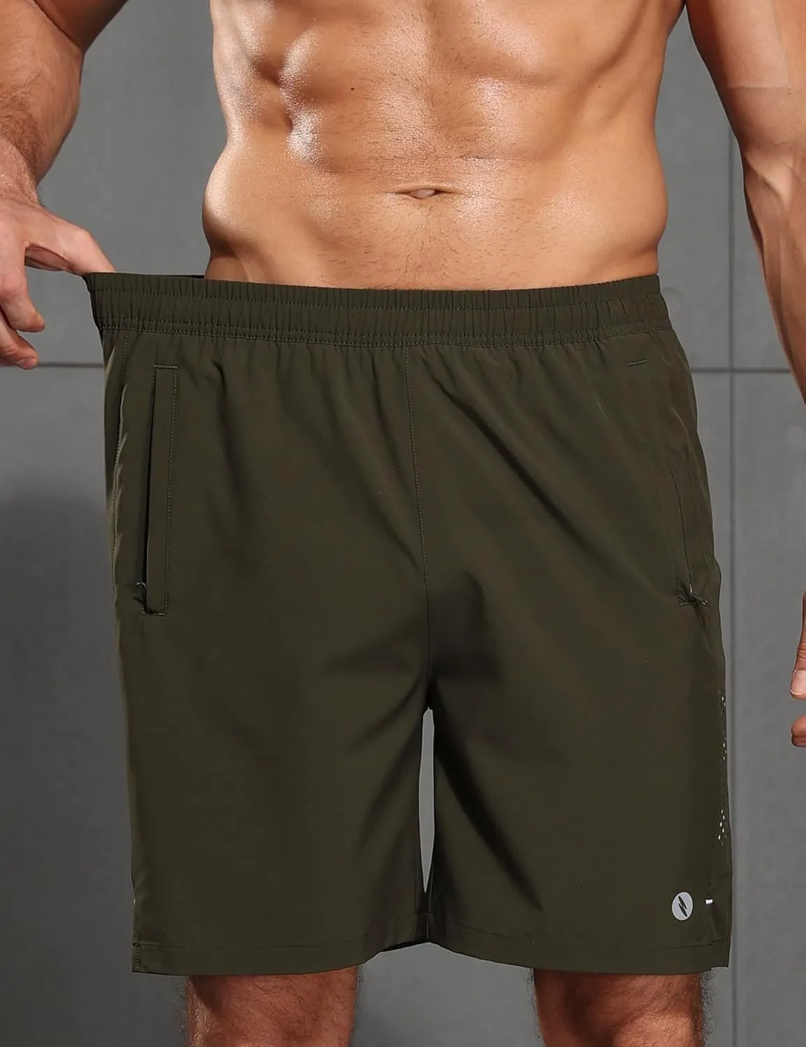 Men's Athletic Running Shorts Quick Dry 7" Lightweight Workout Shorts Training Sports Gym Hiking Basketball