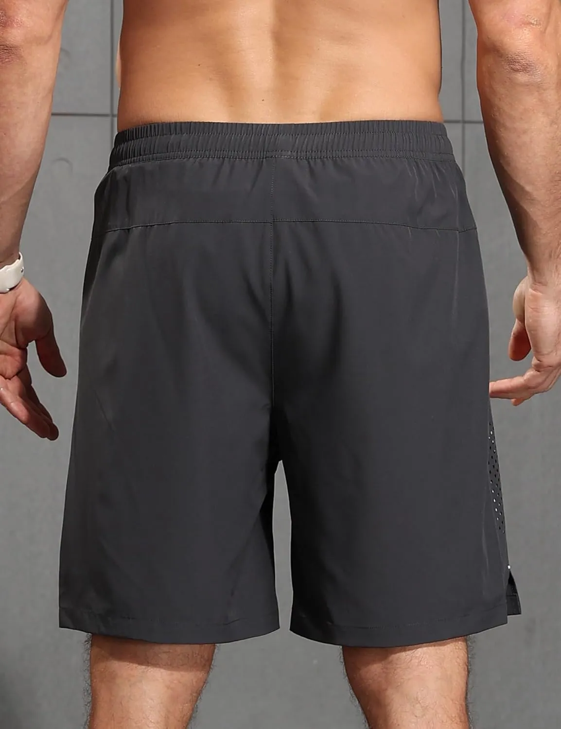 Men's Athletic Running Shorts Quick Dry 7" Lightweight Workout Shorts Training Sports Gym Hiking Basketball