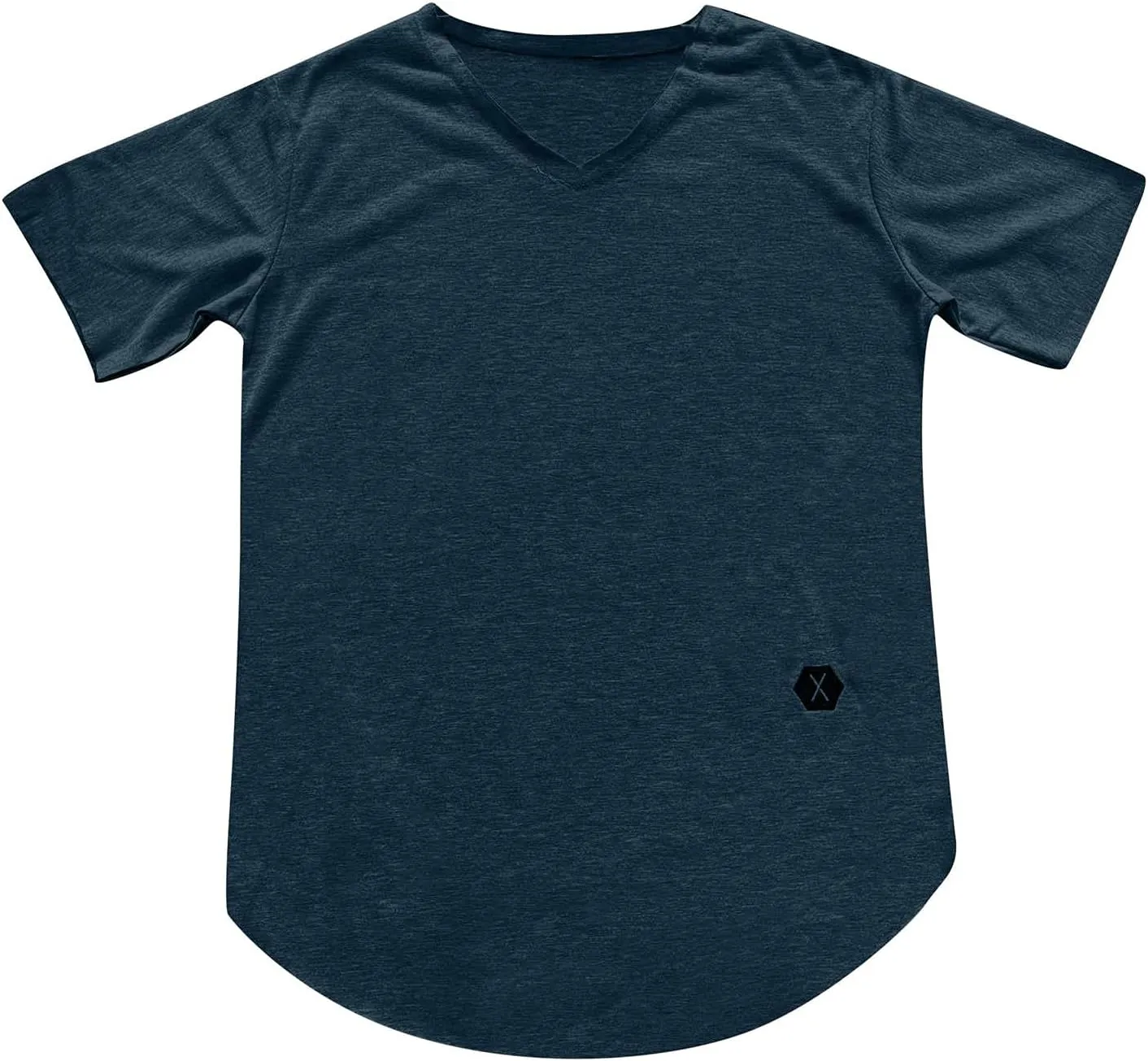 Men's Regular Fit Short Sleeve Workout Muscle T-Shirts V Neck Fashion Hipster Summer Athletic Tops