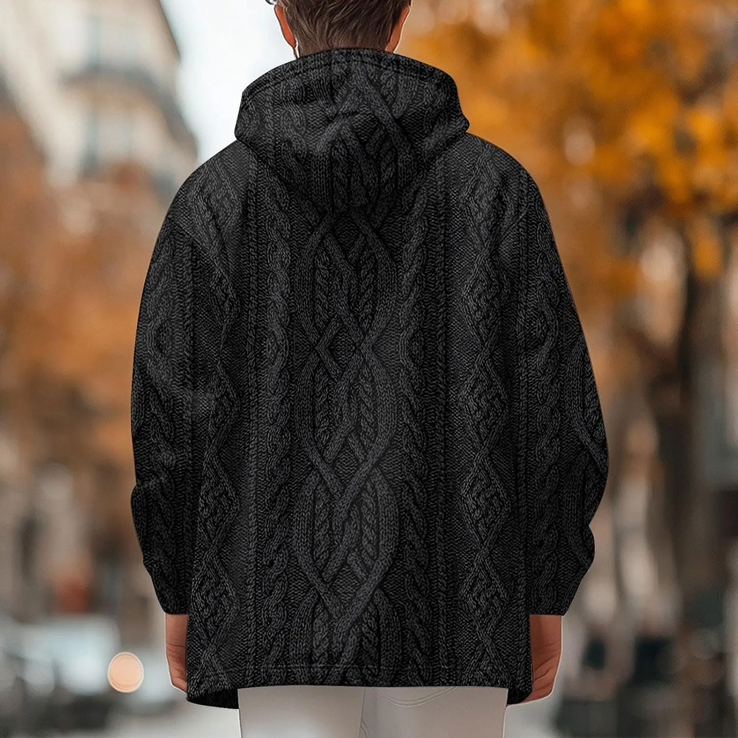 Mens Sherpa Lined Hoodie Zip Up Casual Heavyweight Hooded Fleece Thermal Thick Sweatshirt