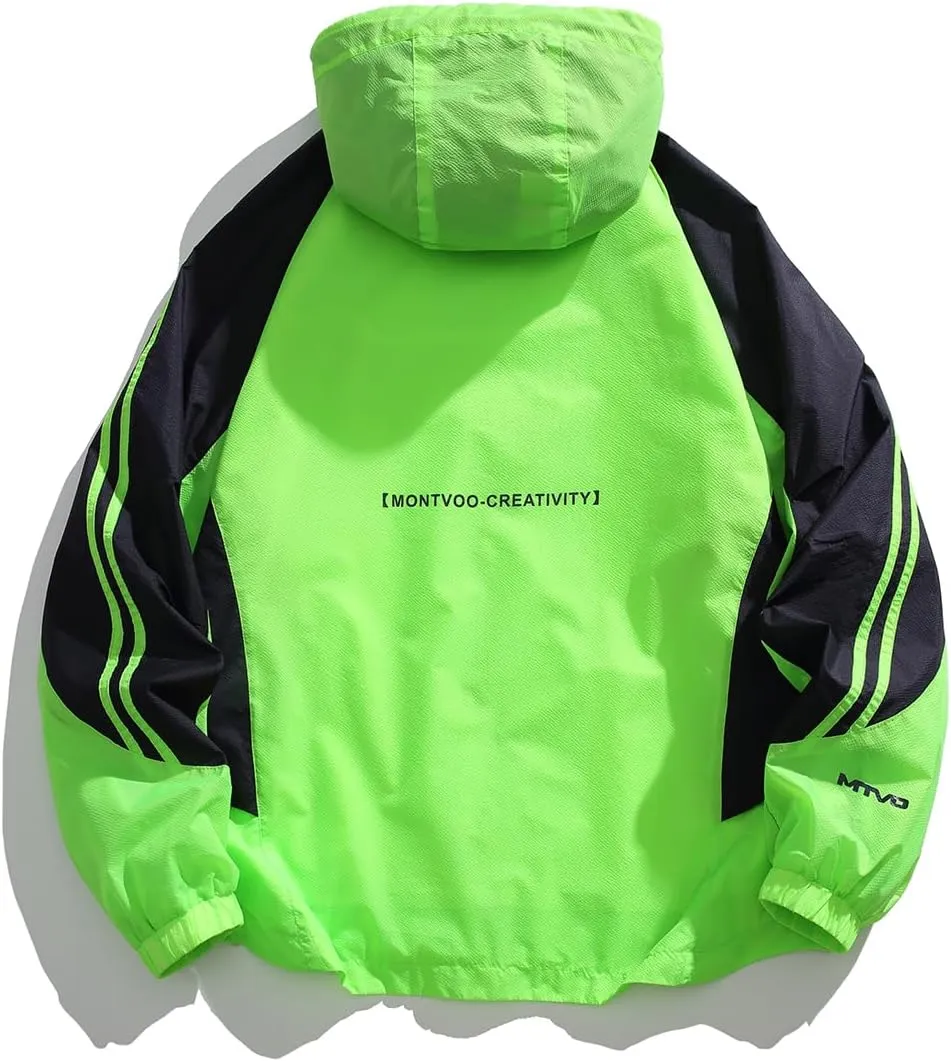 Men's UPF 50  Sun Protection Outdoor Jacket Workout Athletic Jackets Lightweight Running Jacket