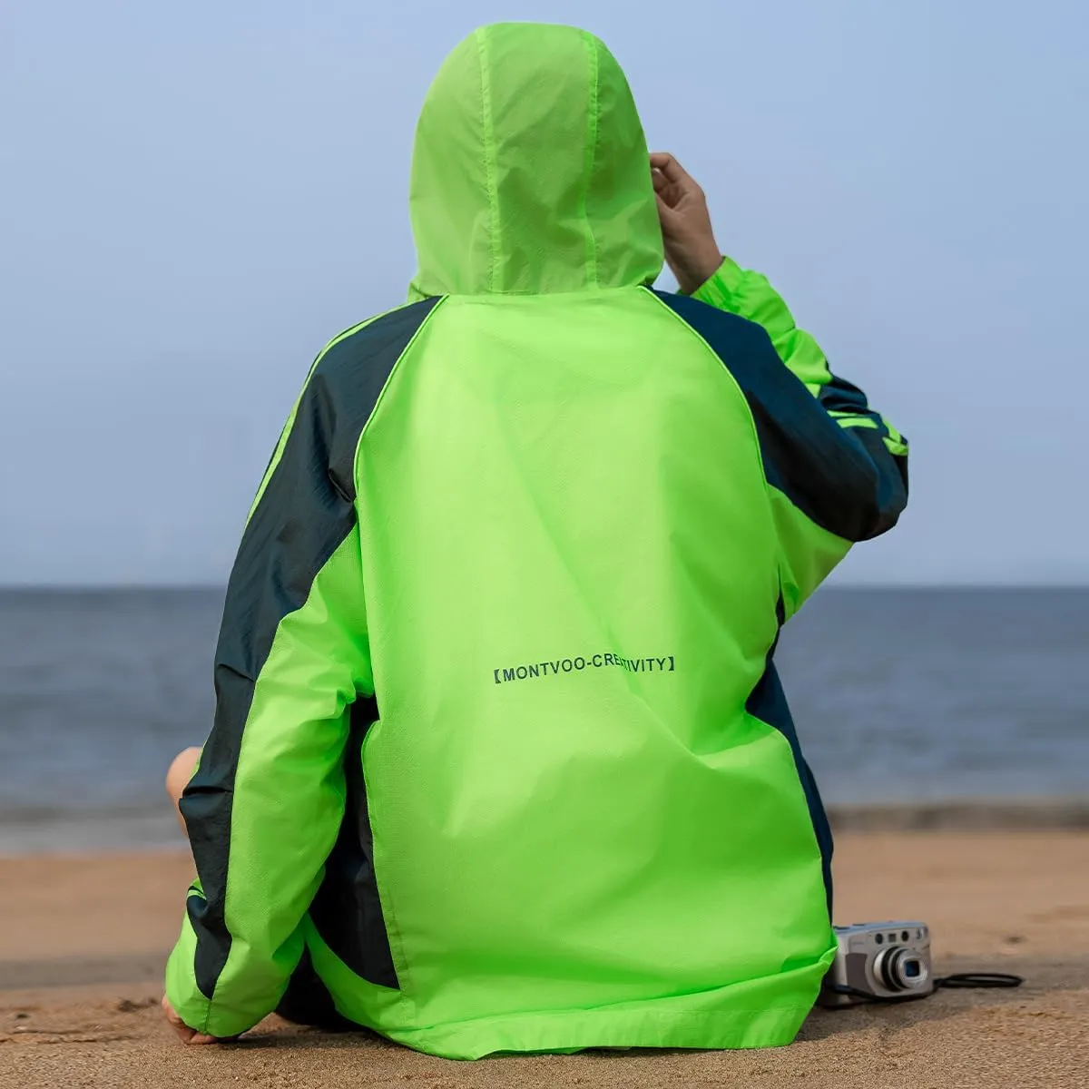Men's UPF 50  Sun Protection Outdoor Jacket Workout Athletic Jackets Lightweight Running Jacket