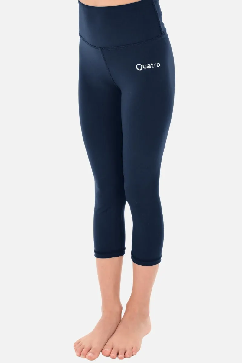 Navy Yoga Fit Capri Leggings