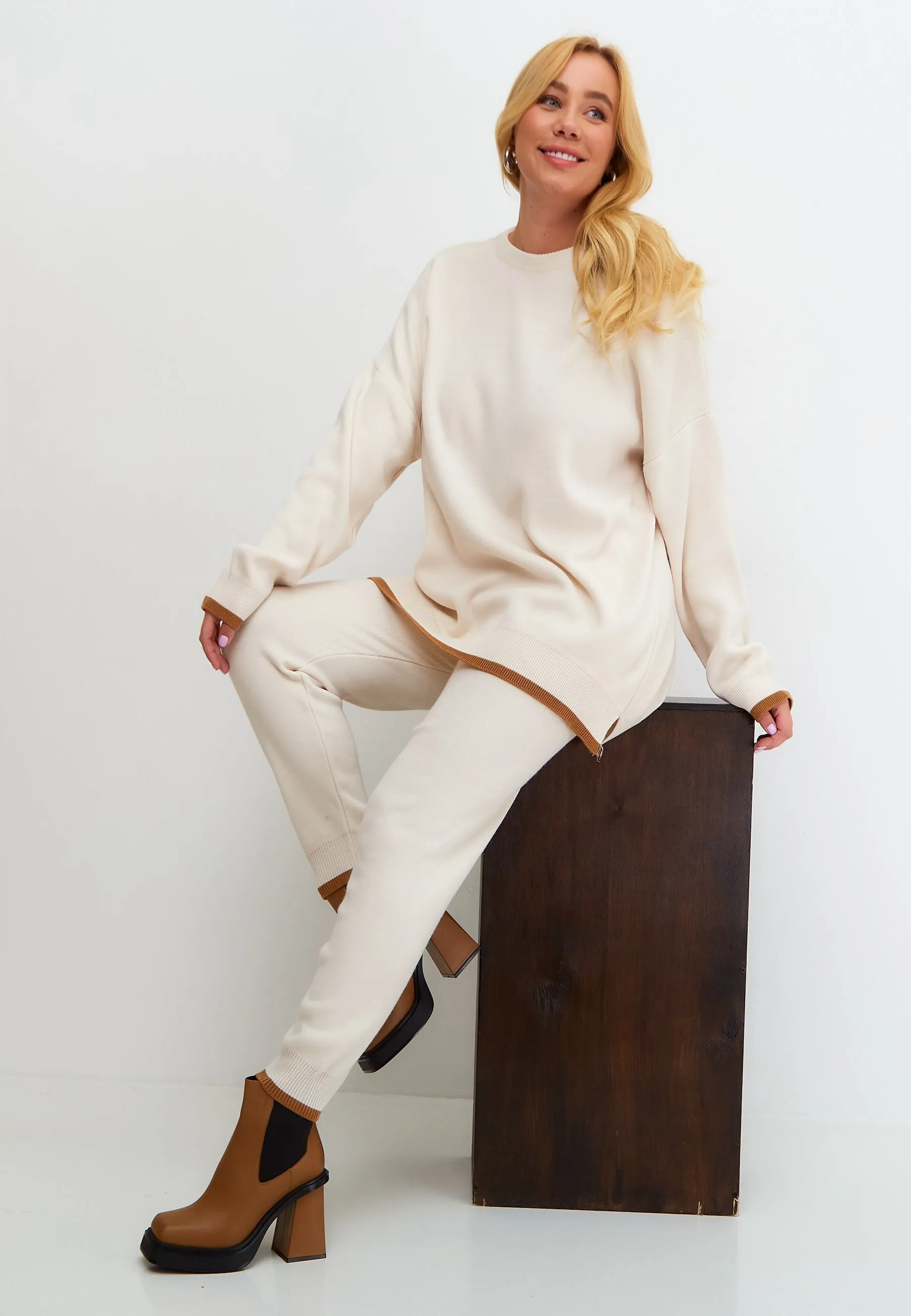 Oversized Jogger set - Beige