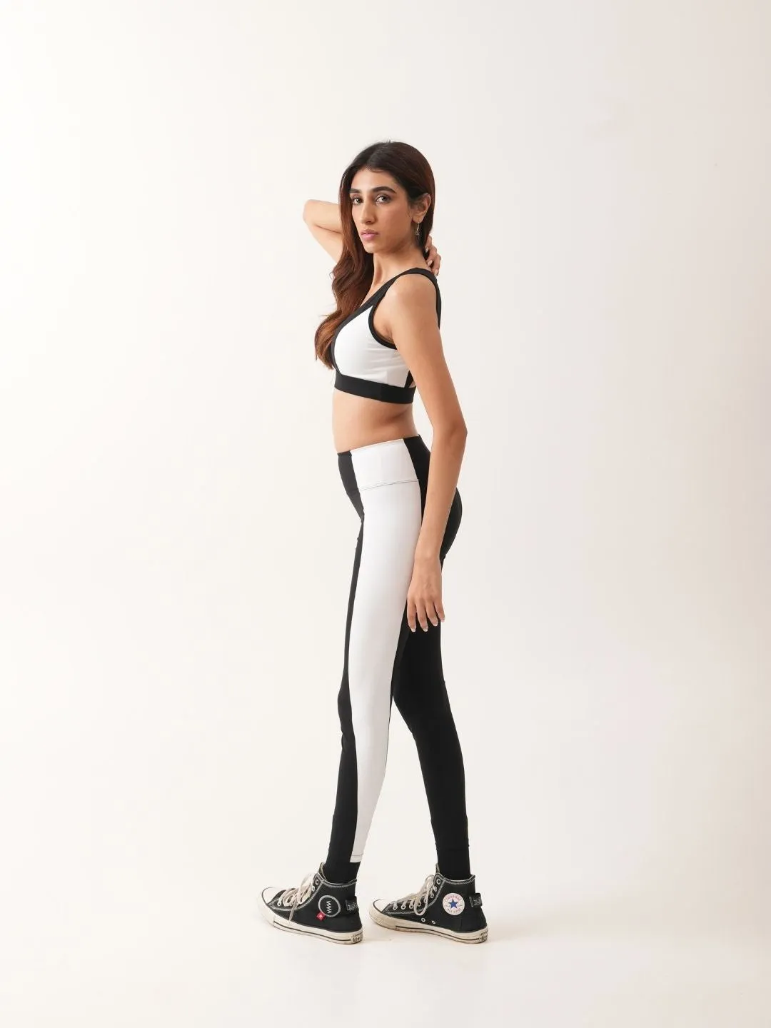 Ray Leggings in Black & White