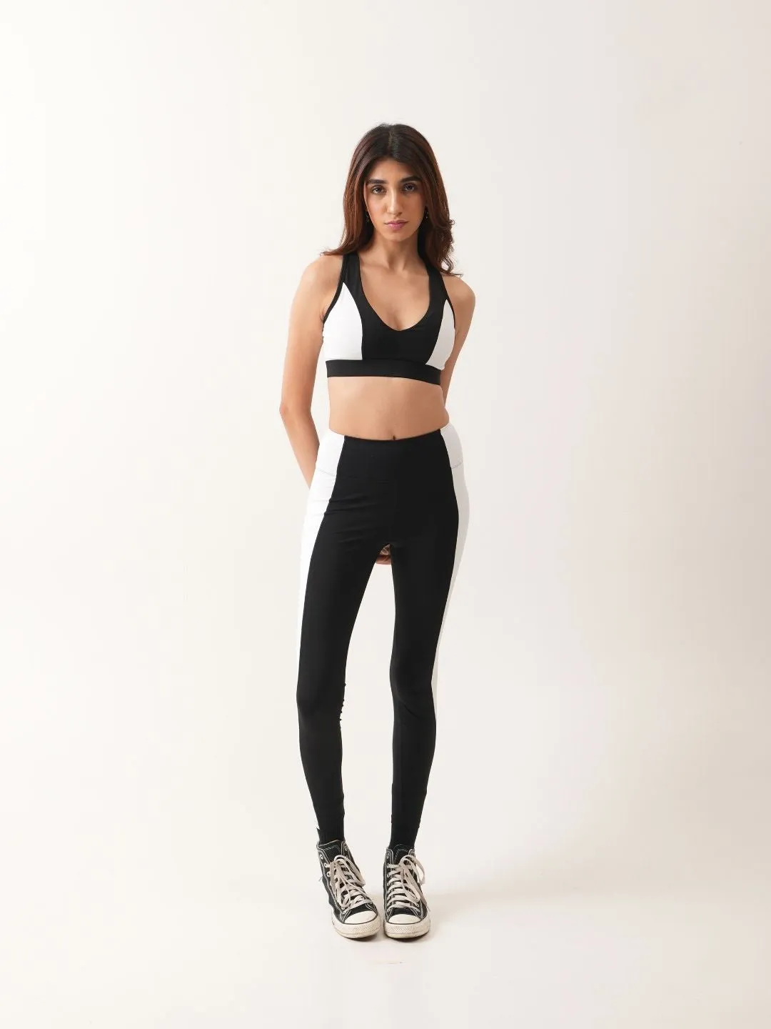 Ray Leggings in Black & White