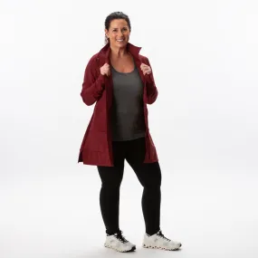 Sedona Long Jacket - Pinot Red