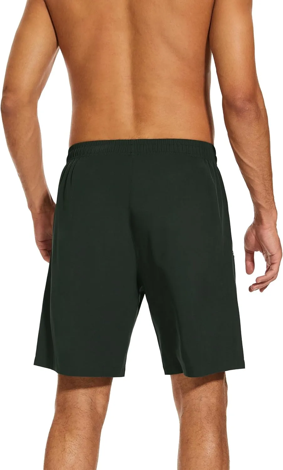 SIMIYA Men's Running Workout Shorts Lightweight Quick Dry Mens Athletic Shorts 7" Training Gym Shorts with Zipper Pockets
