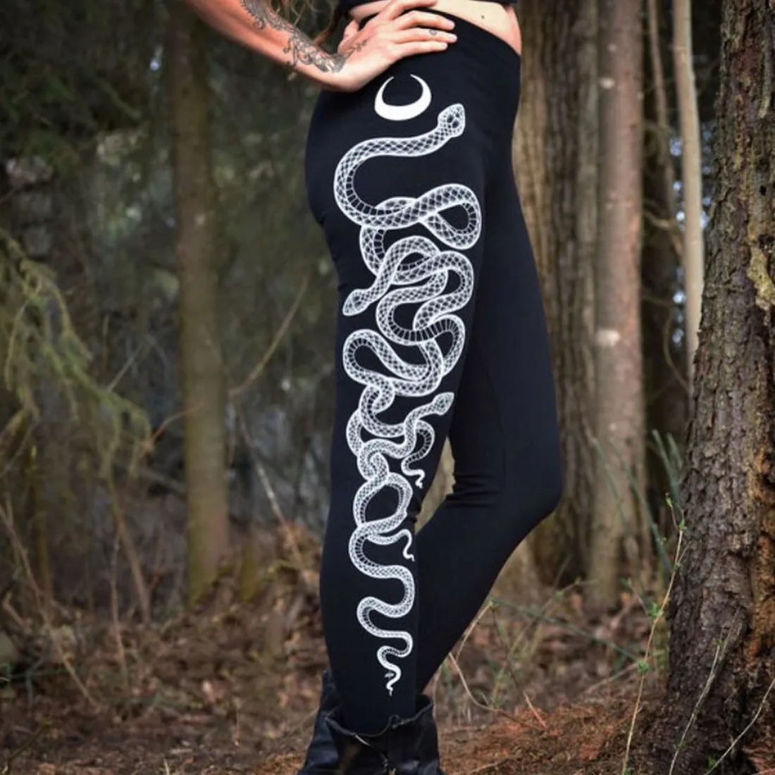 Trend4us Women's Moon Fitness Yoga Pants