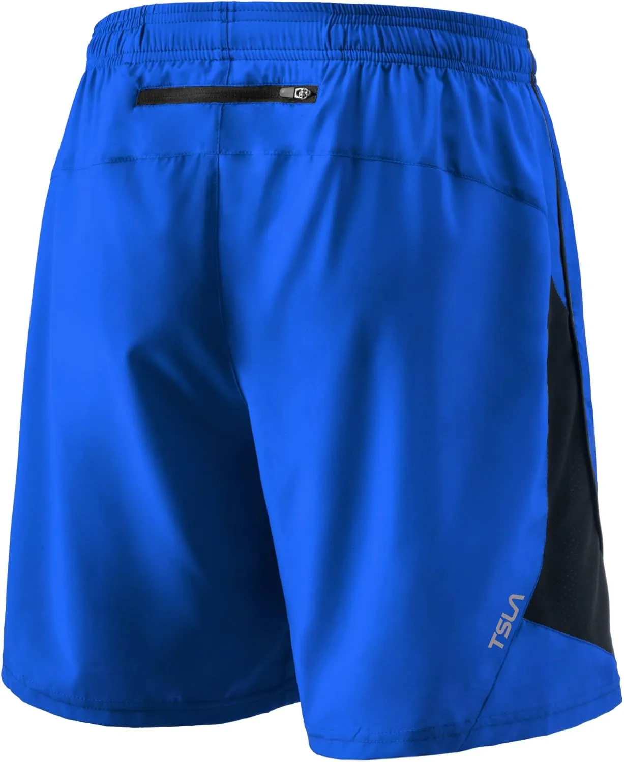 TSLA Men's Active Running Shorts, Training Exercise Workout Shorts, Quick Dry Gym Athletic Performance Shorts with Pockets