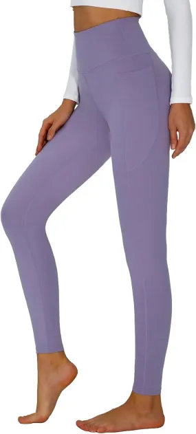 Womens Yoga Pants High Waisted Tummy Control Yoga Leggings Workout Leggings with Pockets Running Gym