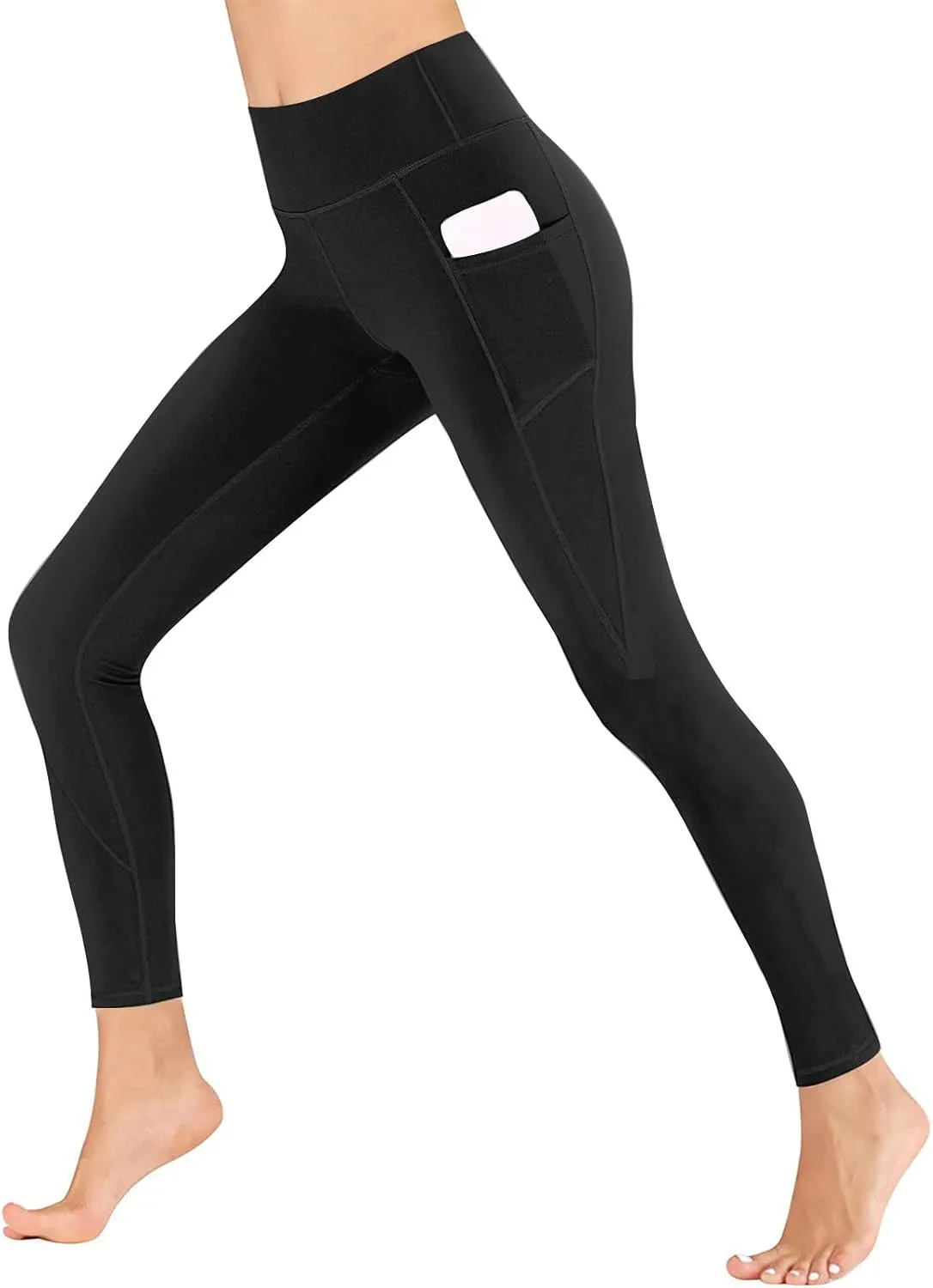 Yoga Pants Women Leggings with Pockets High Waisted Yoga Leggings Tummy Control Pant Workout Athletic Pants 2025