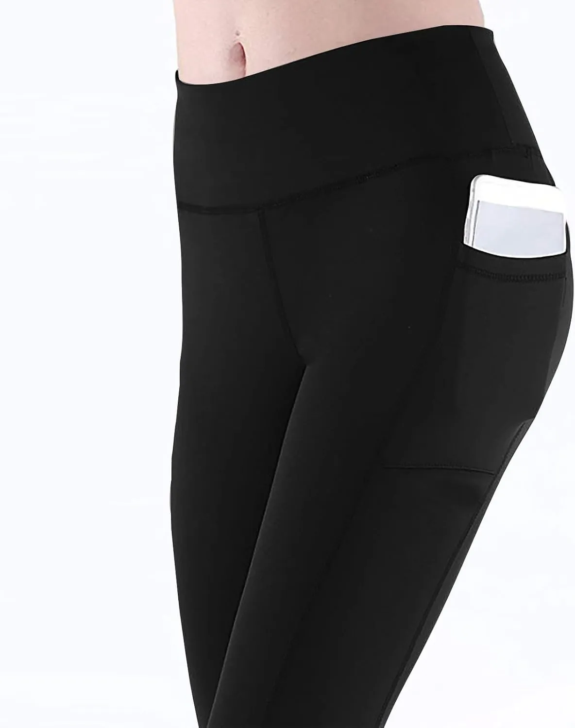 Yoga Pants Women Leggings with Pockets High Waisted Yoga Leggings Tummy Control Pant Workout Athletic Pants 2025